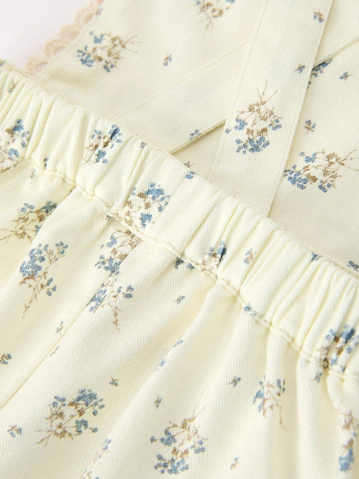 LACE TRIM GIRLS JUMPSUIT