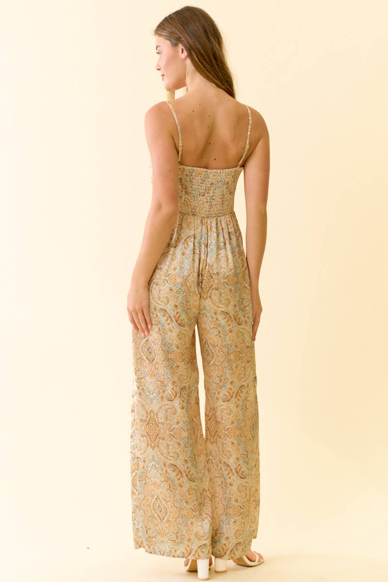 SATIN SUNRISE BABYDOLL JUMPSUIT