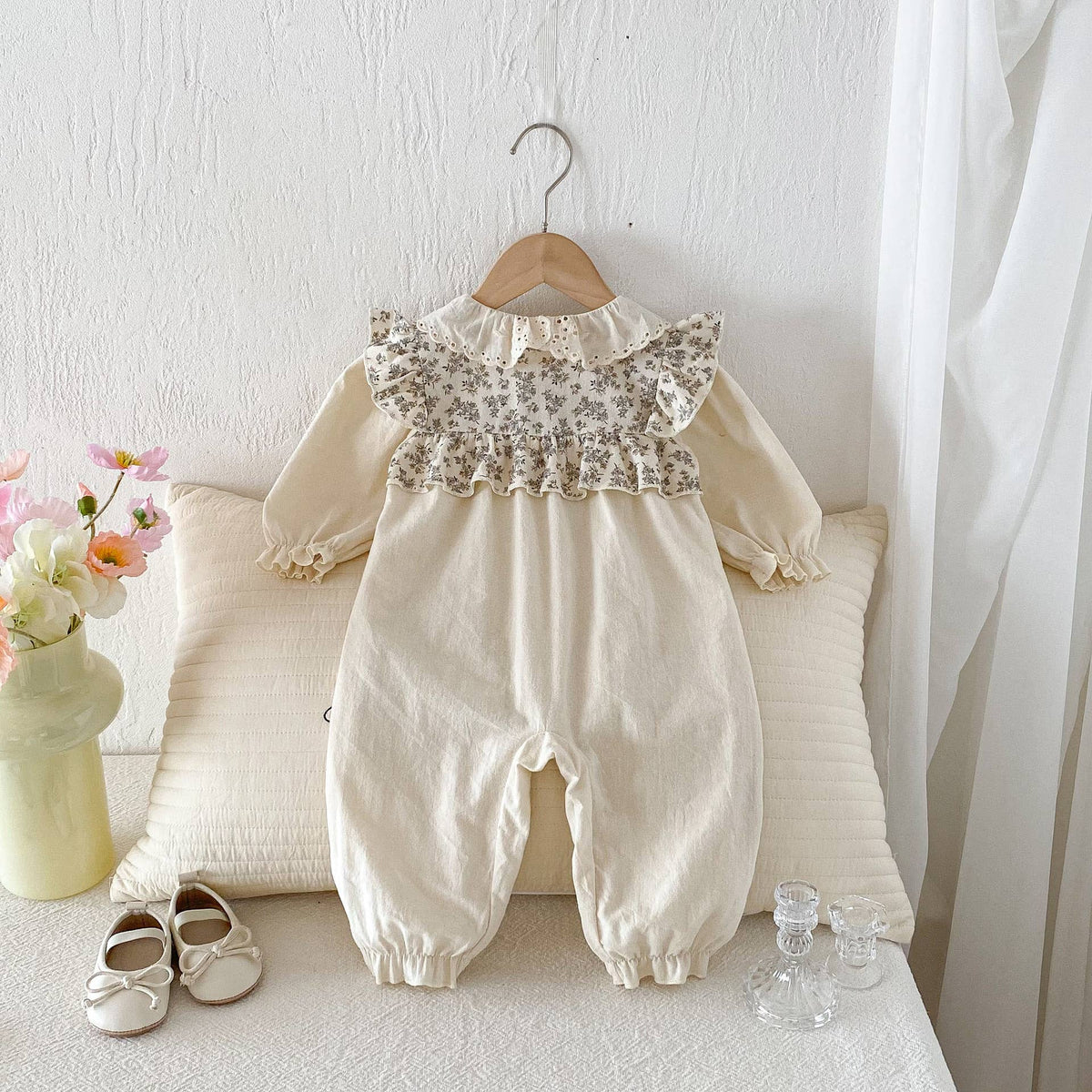 VINTAGE LACE BABY ROMPER