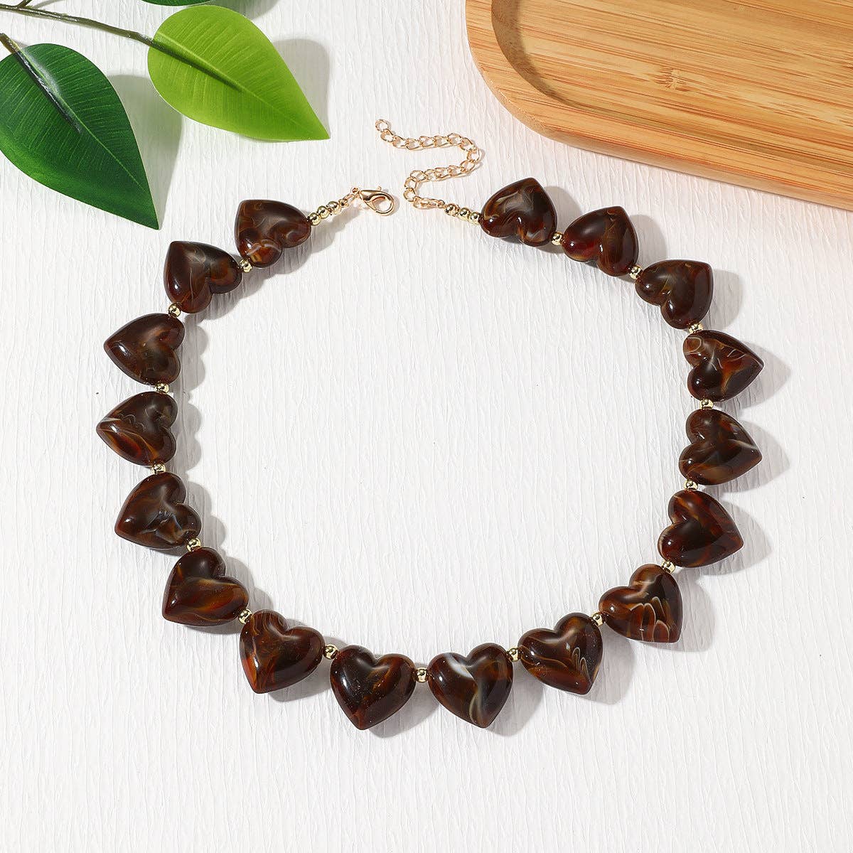 RETRO HEARTS NECKLACE