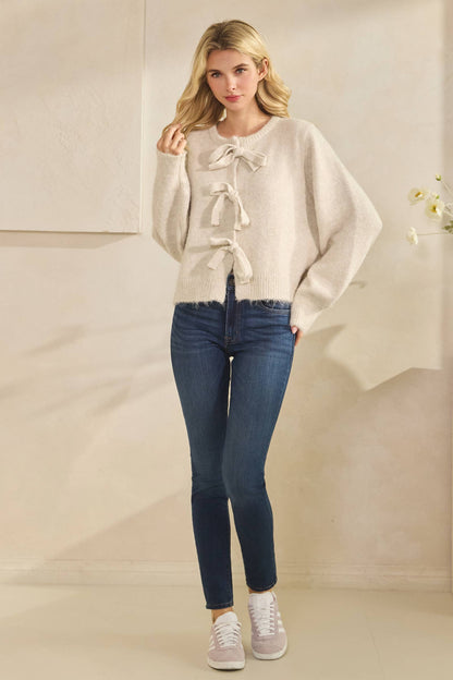 BOW CARDIGAN
