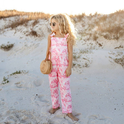 THE LITTLE PINK FLORAL JUMPSUIT