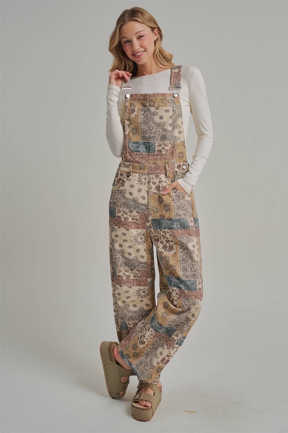 VINTAGE PATCHWORK OVERALLS