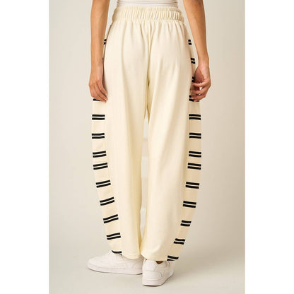 STRIPED SIDE BARREL SWEATS