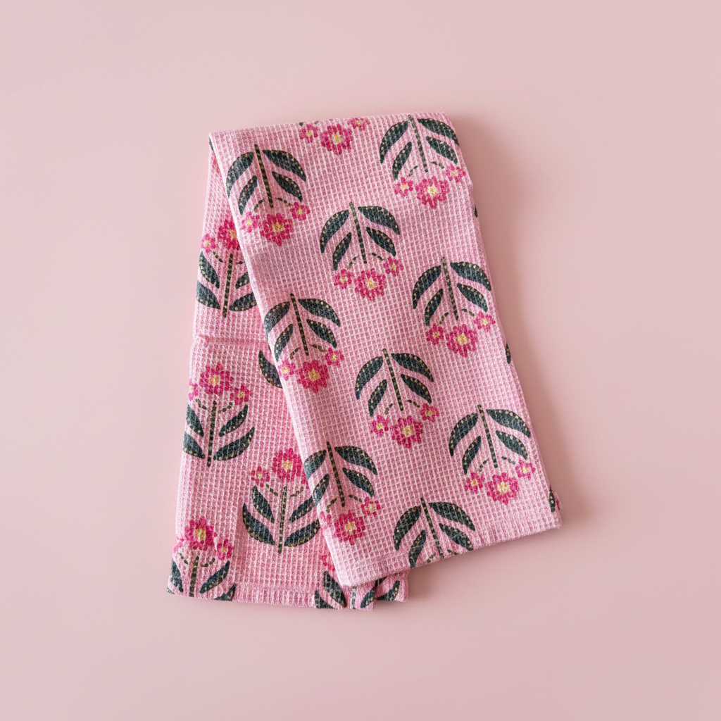 WAFFLE TEA TOWEL || WHIMSY FLORAL
