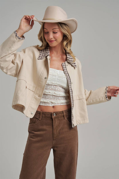 FALL GINGHAM JACKET