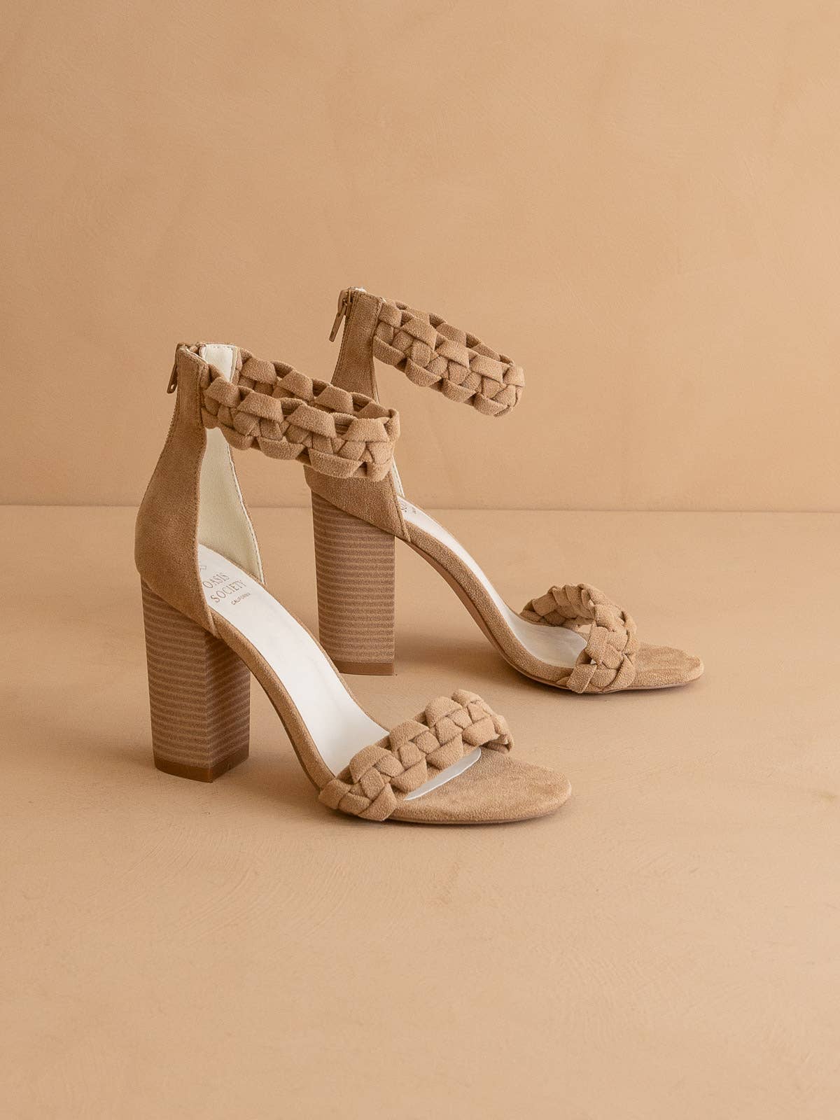 THE MELODY | Braided Two Band Block Heel