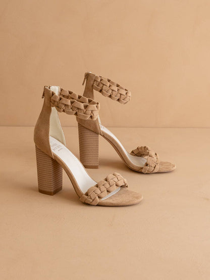 THE MELODY | Braided Two Band Block Heel