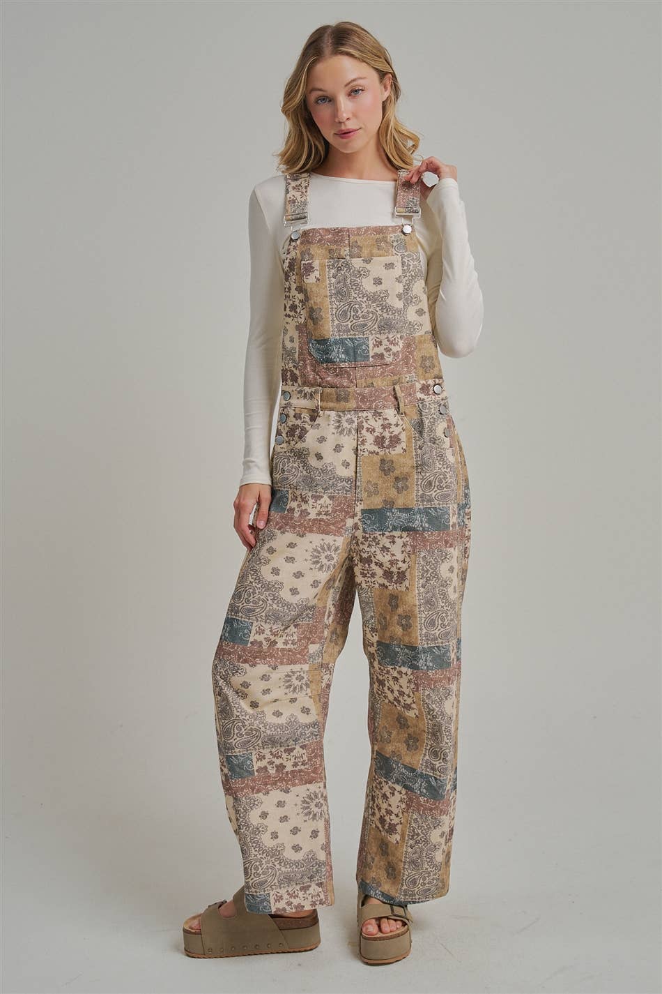 VINTAGE PATCHWORK OVERALLS