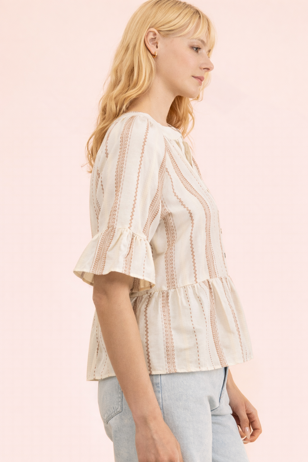 THE VINTAGE STRIPED BLOUSE