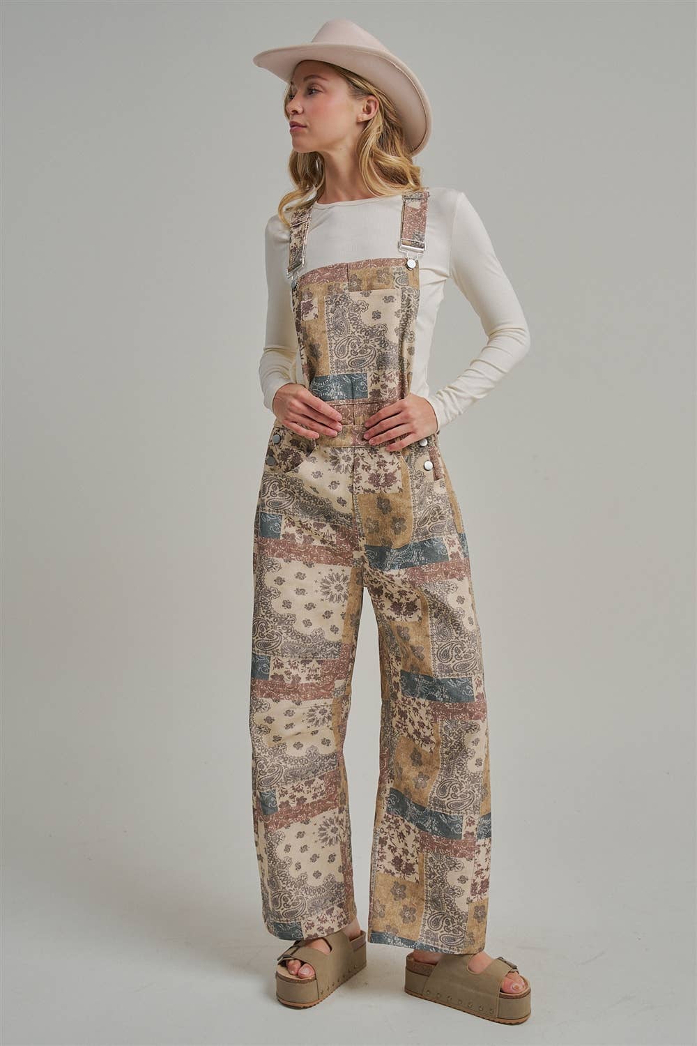 VINTAGE PATCHWORK OVERALLS