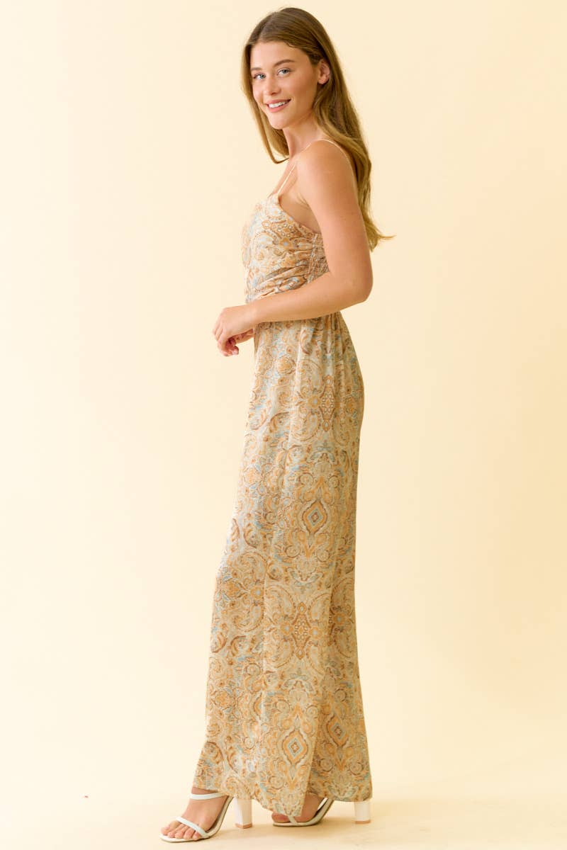 SATIN SUNRISE BABYDOLL JUMPSUIT