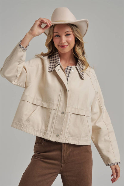 FALL GINGHAM JACKET