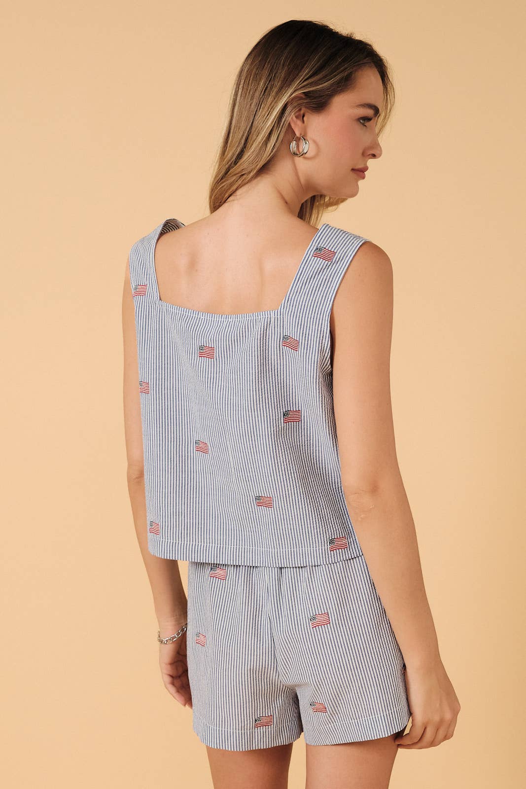 VINTAGE STRIPED FLAG TANK