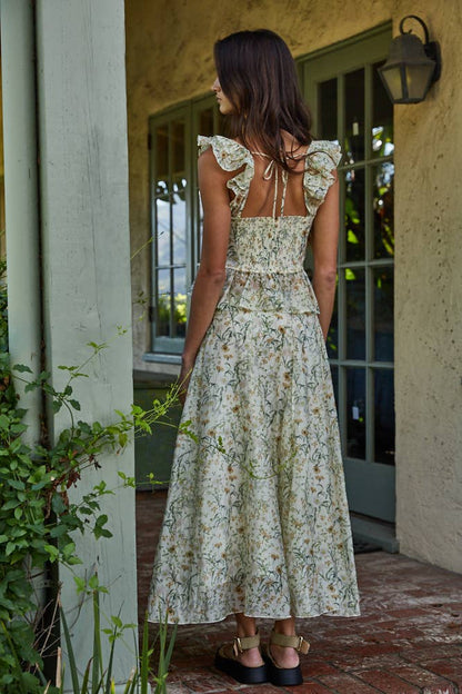 THE FLORAL RUFFLE TOP