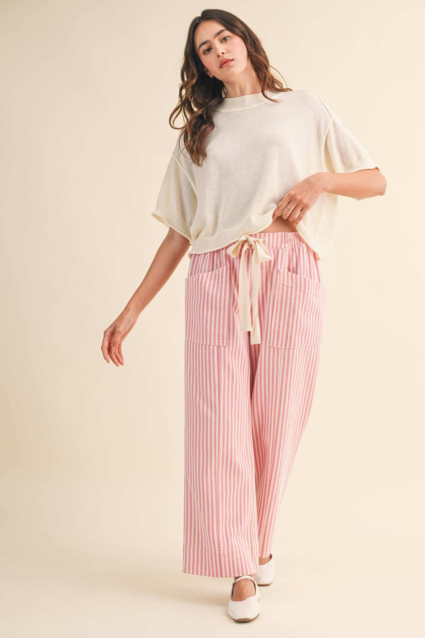 LIGHTWEIGHT KNIT MOCK NECK
