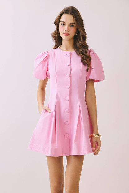 THE VOLUMINOUS BUTTON DOWN DRESS