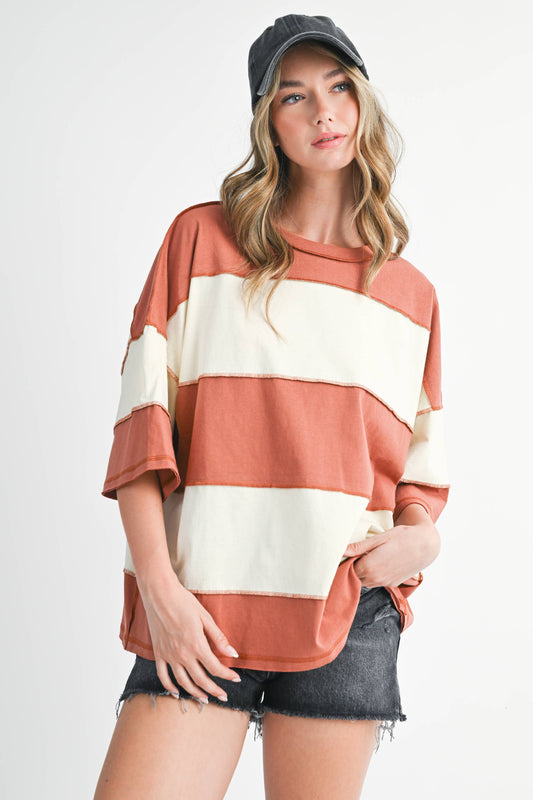COLOR BLOCK TEE