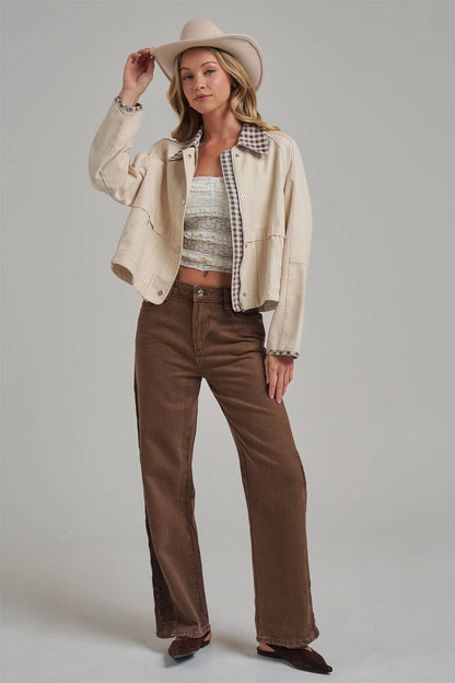 FALL GINGHAM JACKET