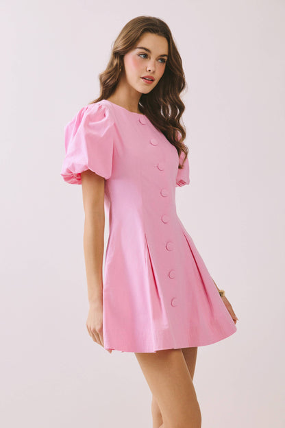 THE VOLUMINOUS BUTTON DOWN DRESS