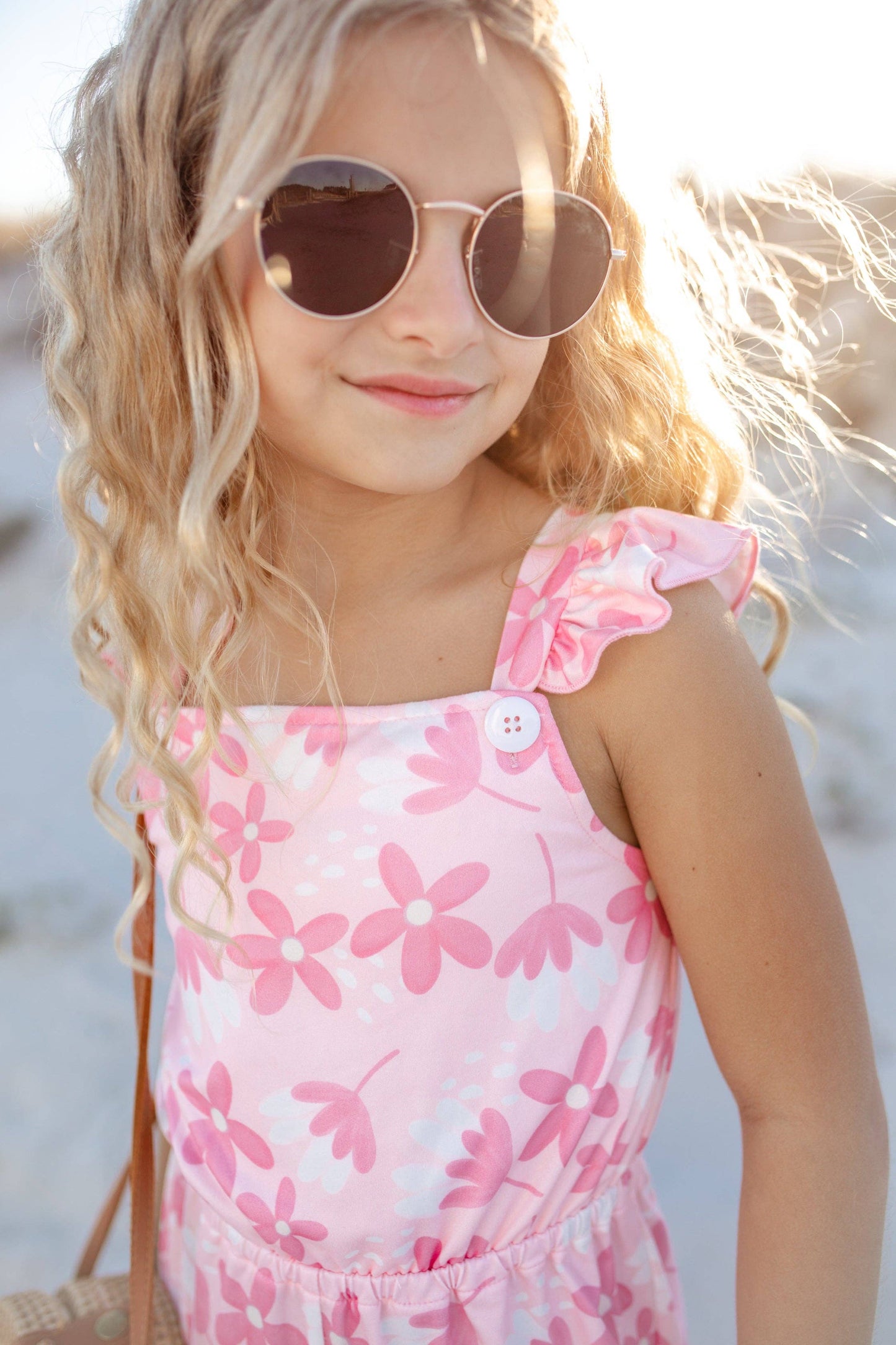 THE LITTLE PINK FLORAL JUMPSUIT
