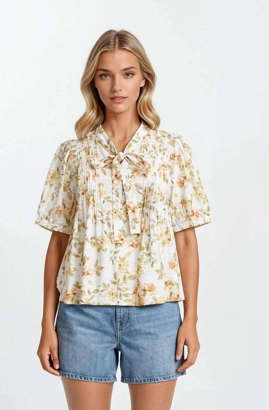 THE RETRO FLORAL BLOUSE