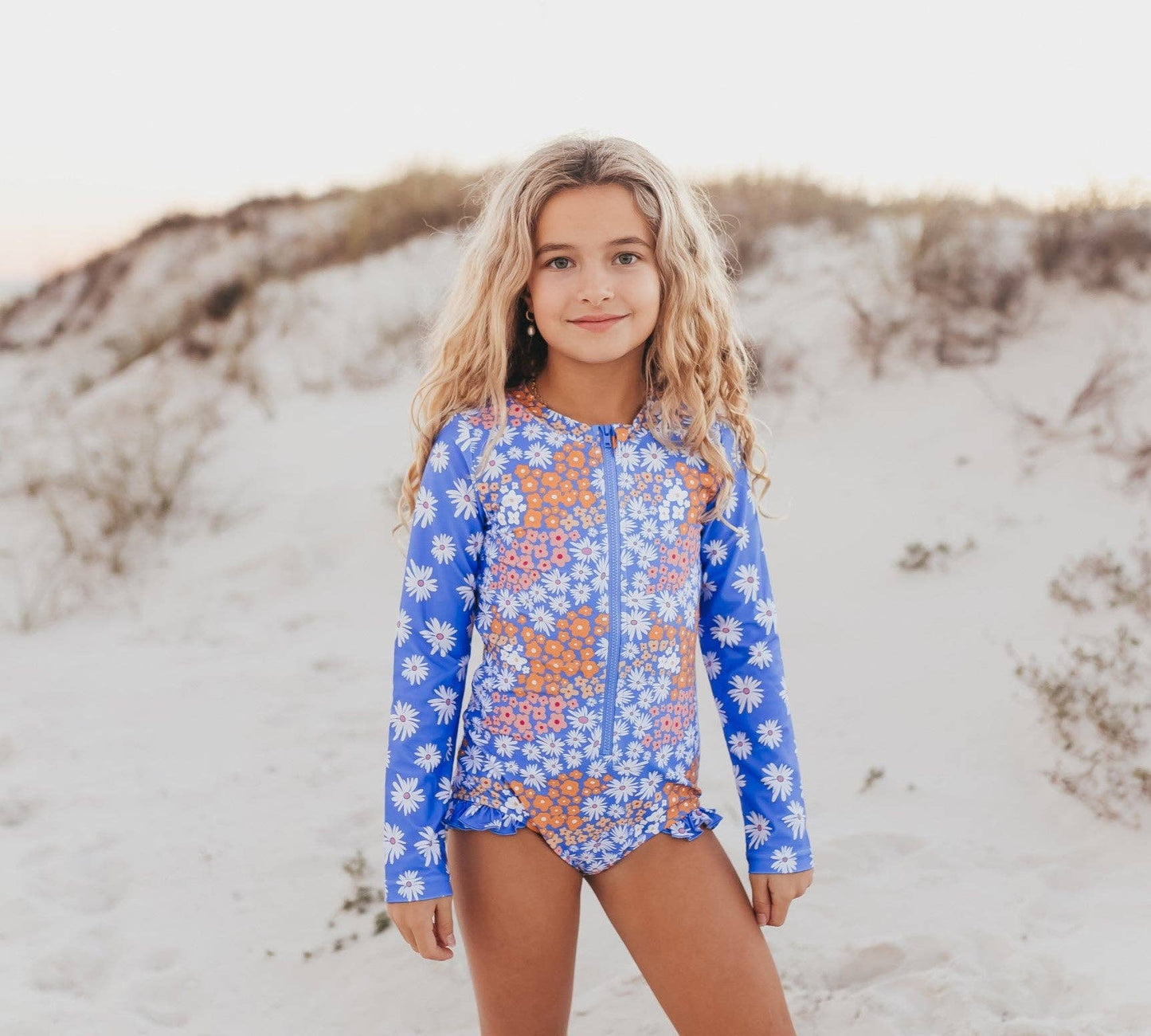 THE PERIWINKLE DAISY SWIMSUIT