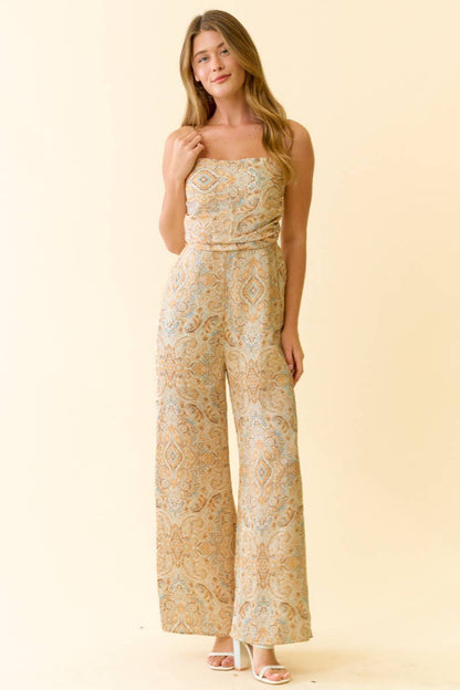 SATIN SUNRISE BABYDOLL JUMPSUIT