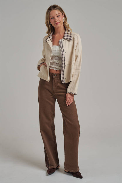 FALL GINGHAM JACKET
