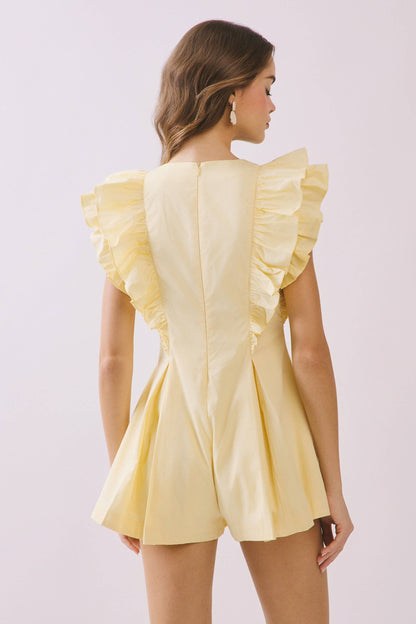 LAYERED RUFFLE ROMPER