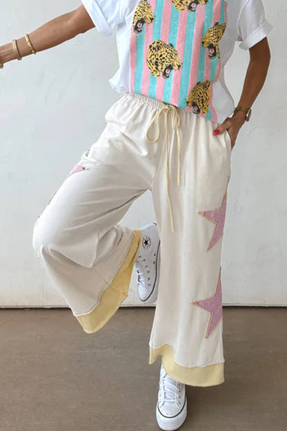 SUMMER STAR WIDE LEG PANTS