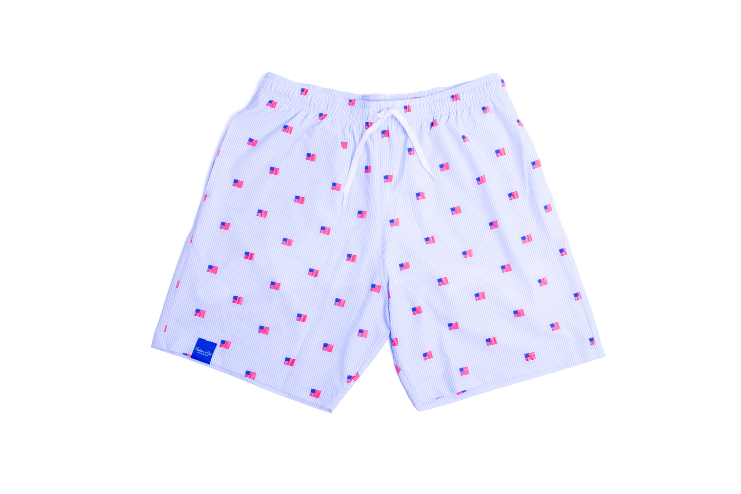 MEN’S FLAG SWIM TRUNKS