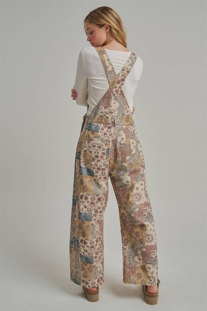 VINTAGE PATCHWORK OVERALLS