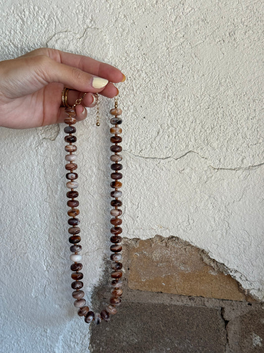 FALL MIXED BEADED NECKLACE