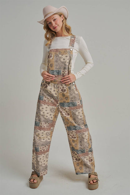 VINTAGE PATCHWORK OVERALLS