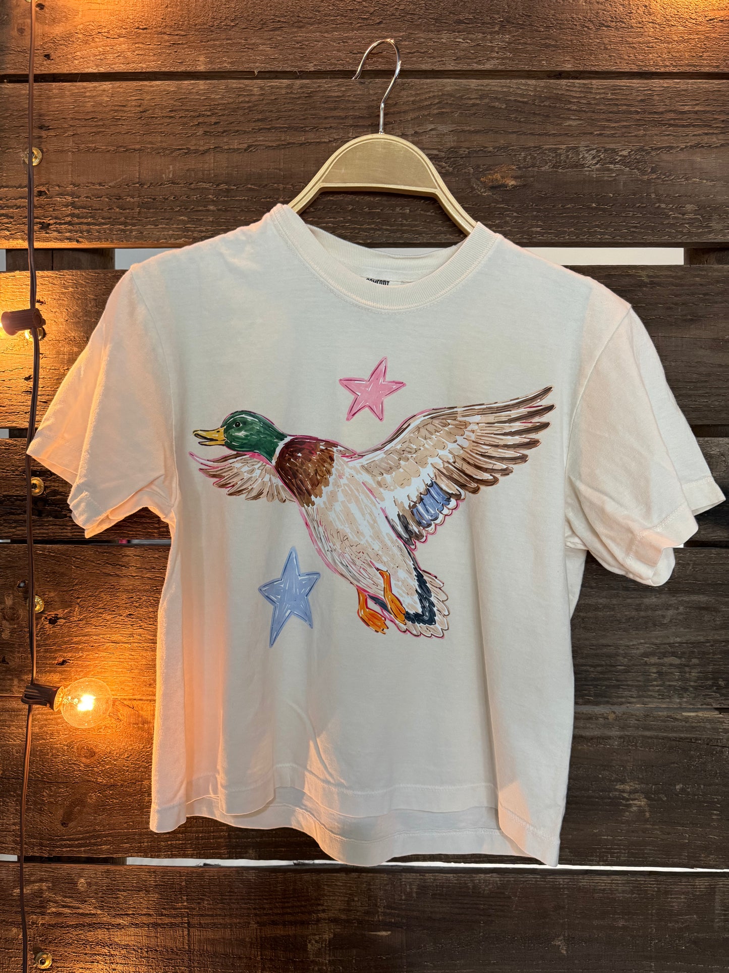 CUTIE MALLARD CROPPED TEE