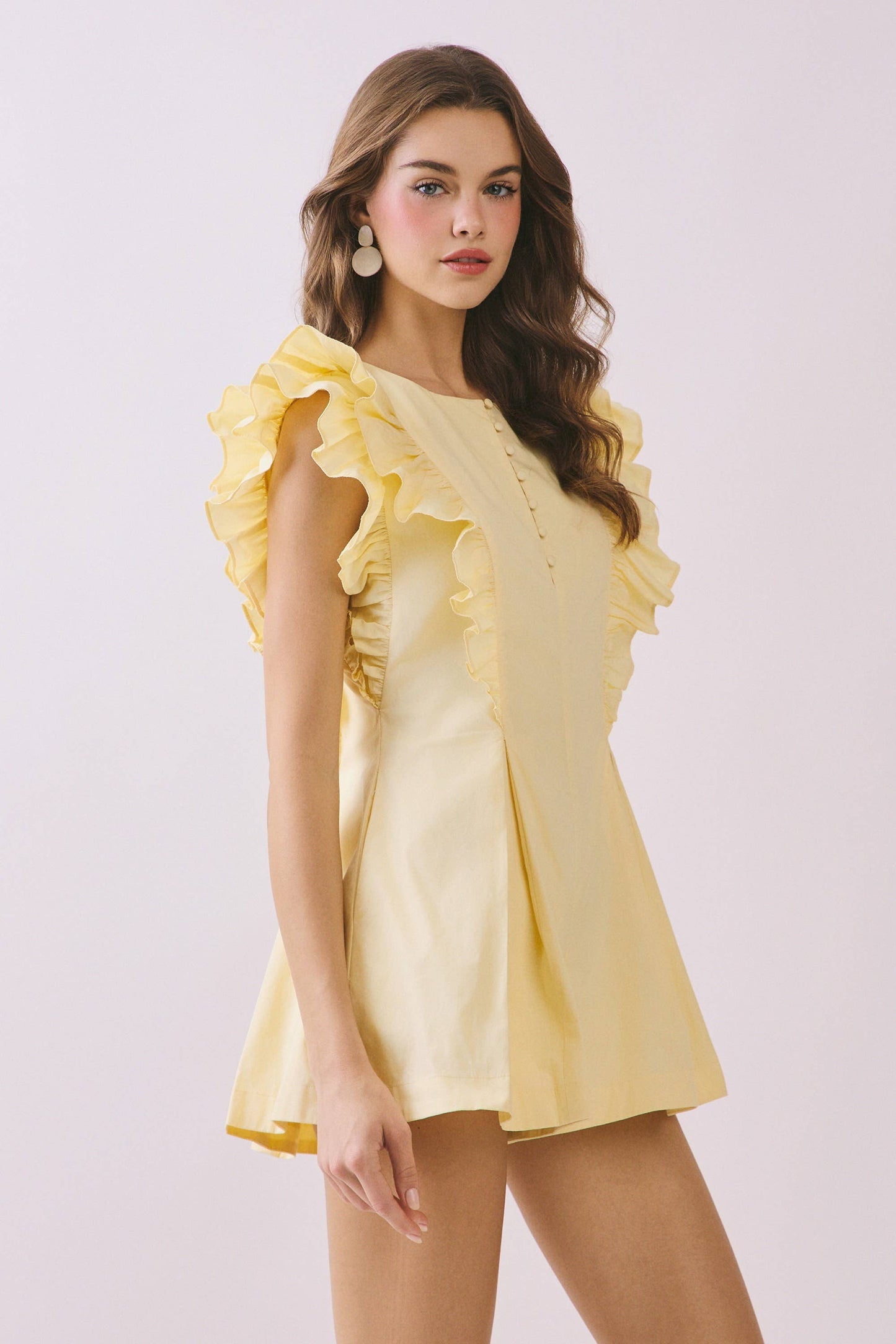 LAYERED RUFFLE ROMPER