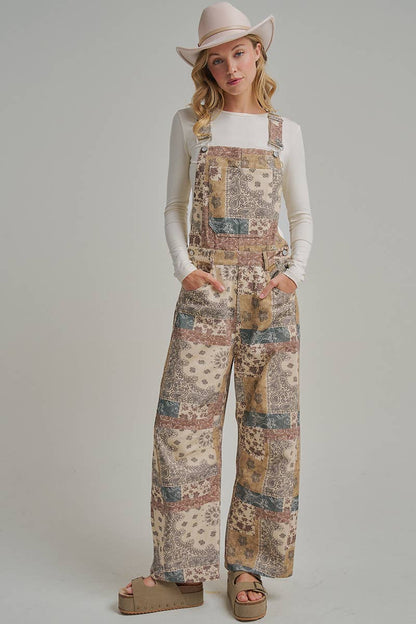 VINTAGE PATCHWORK OVERALLS
