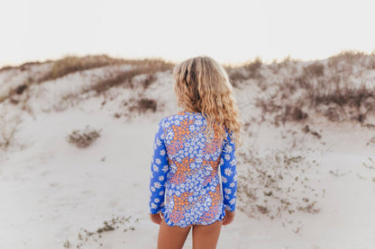 THE PERIWINKLE DAISY SWIMSUIT