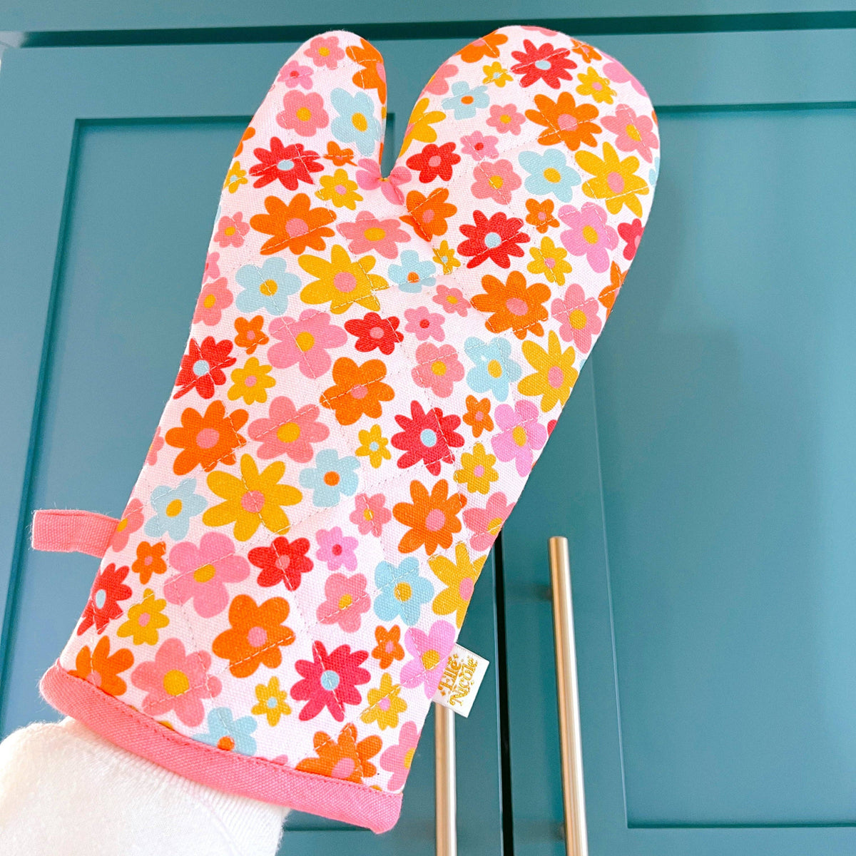 OVEN MITT SET || RETRO FLORAL