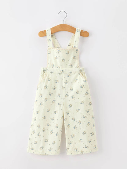 LACE TRIM GIRLS JUMPSUIT