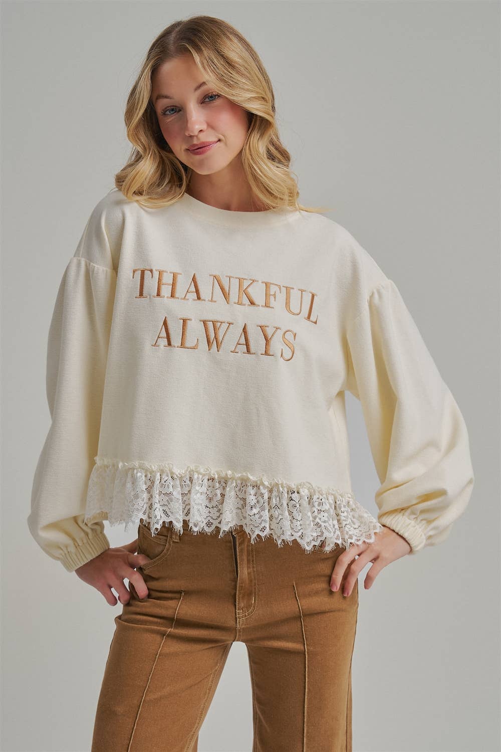 THANKFUL ALWAYS SWEATER