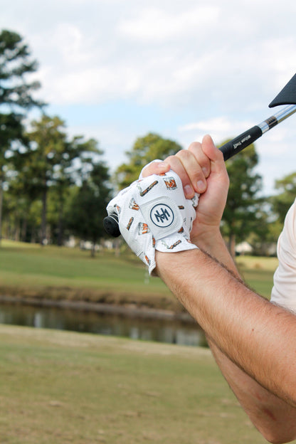 WHISKEY + CIGAR GOLF GLOVE | MULLIGAN HOOLIGAN®