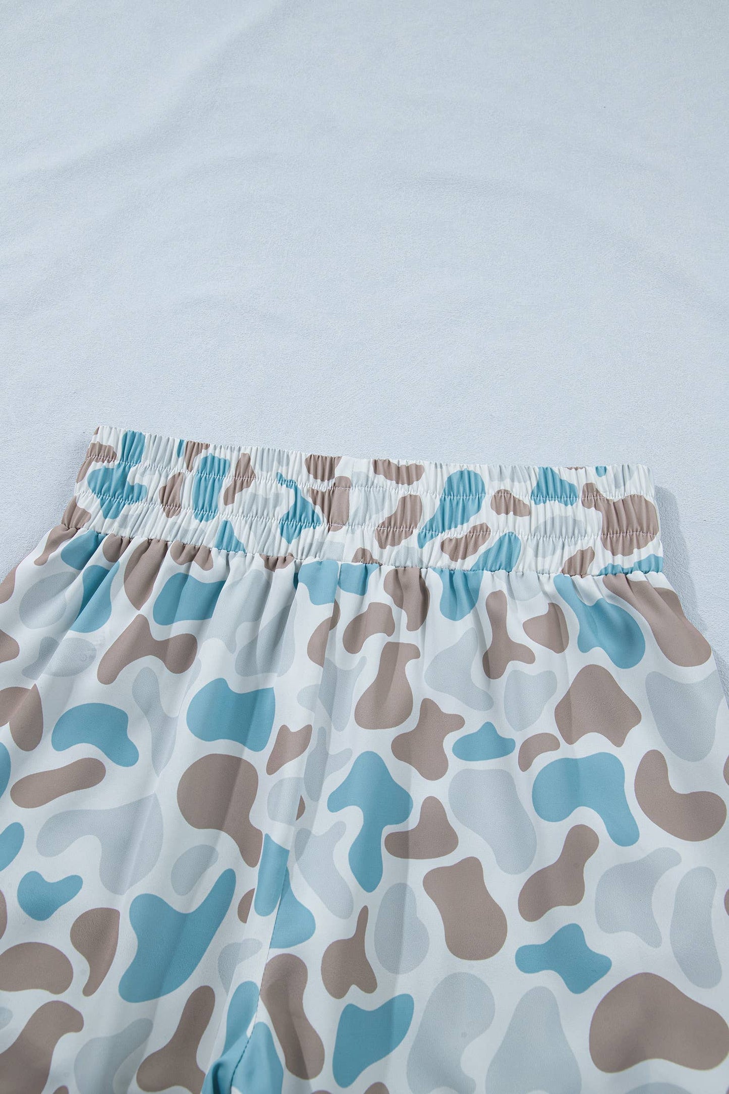 THE TEAL CAMO SHORTS