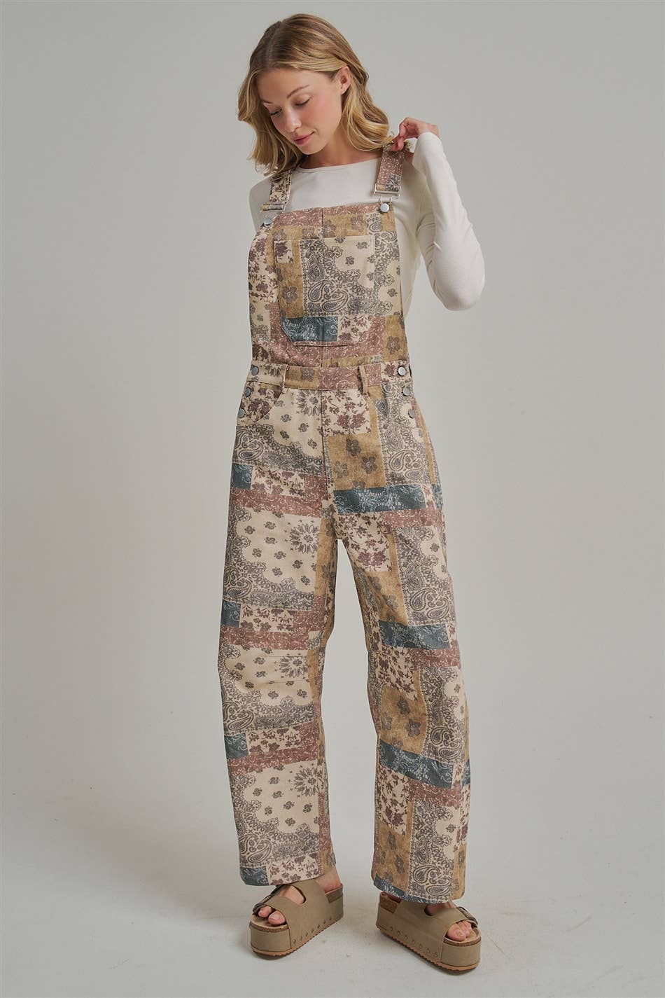 VINTAGE PATCHWORK OVERALLS