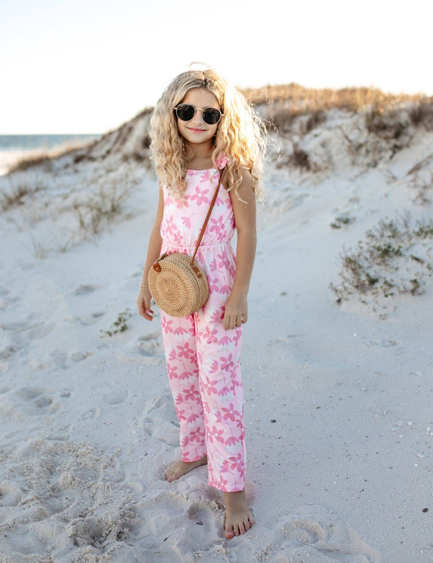 THE LITTLE PINK FLORAL JUMPSUIT