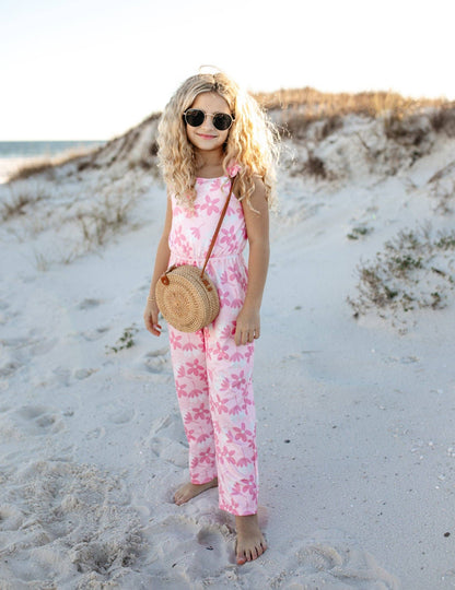 THE LITTLE PINK FLORAL JUMPSUIT