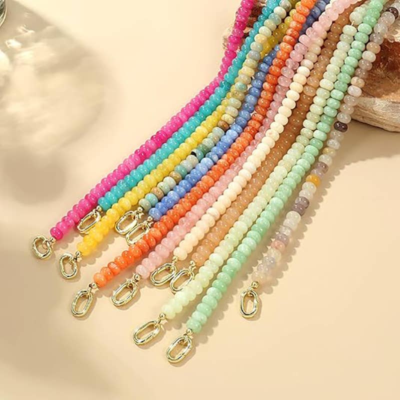 BEADED BUCKLE NECKLACE