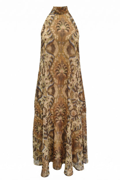 THE PAISLEY HALTER DRESS