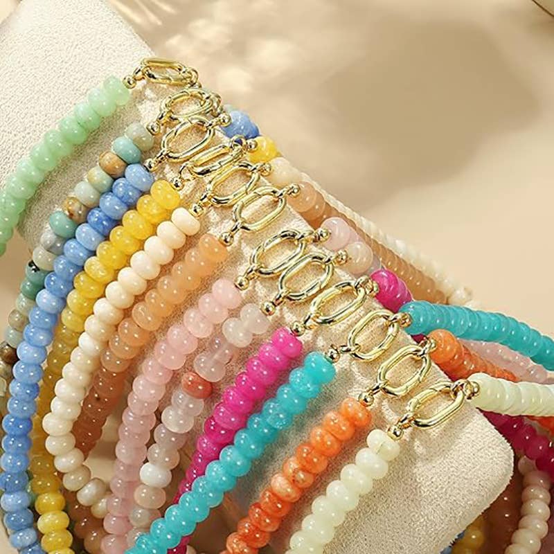 BEADED BUCKLE NECKLACE